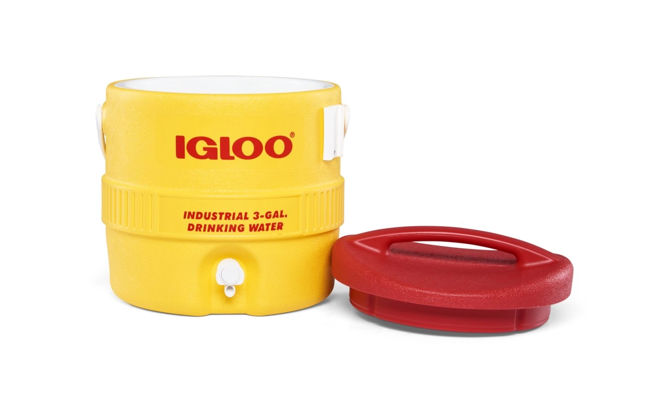 Koelbox Igloo 3 Gallon 400Series Geel Rood Wit 7 Koelbox Igloo 3 Gallon 400Series Geel Rood Wit - Afbeelding 5