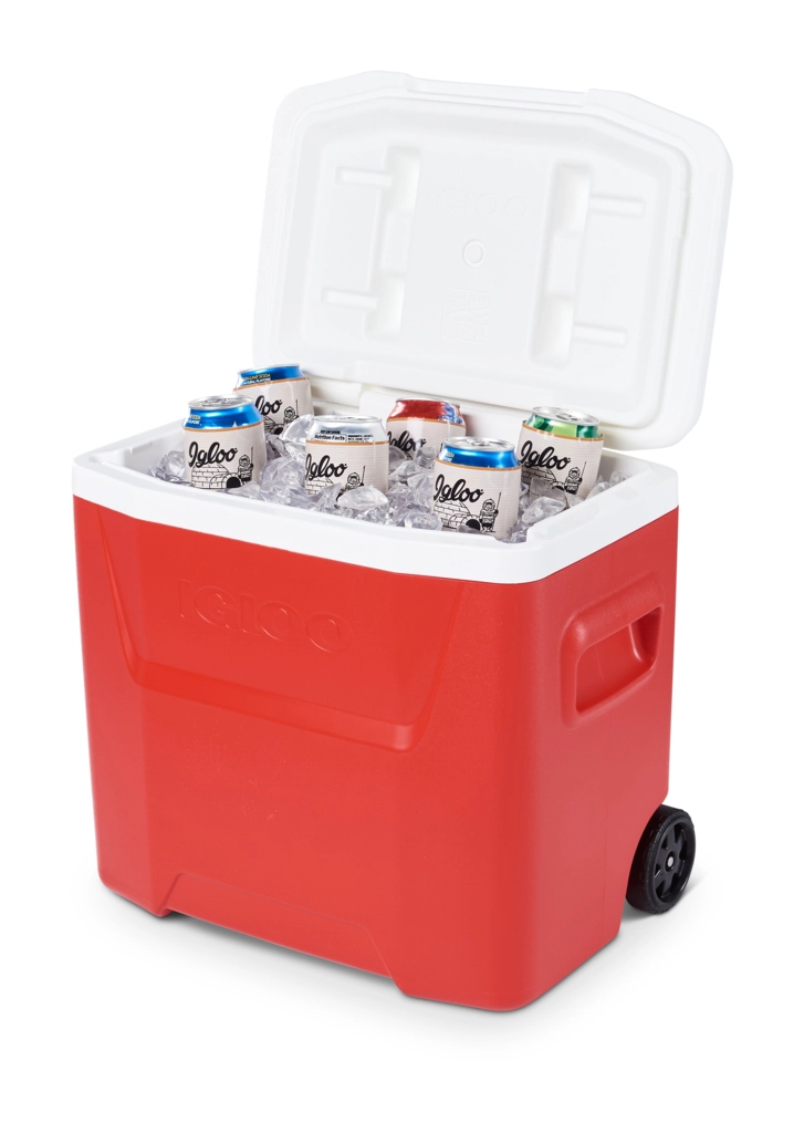 Koelbox Igloo Laguna 28 Roller Red 4 Koelbox Igloo Laguna 28 Roller Red - Afbeelding 2