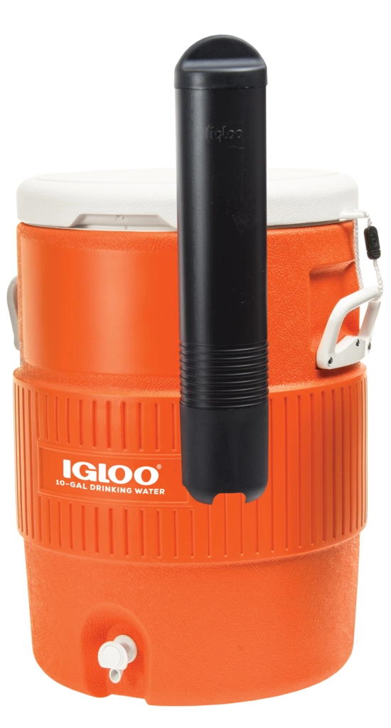 Koelbox Igloo 10 Gallon Seat Top Cup Dispenser Oranje Wit 5 Koelbox Igloo 10 Gallon Seat Top Cup Dispenser Oranje Wit - Afbeelding 3