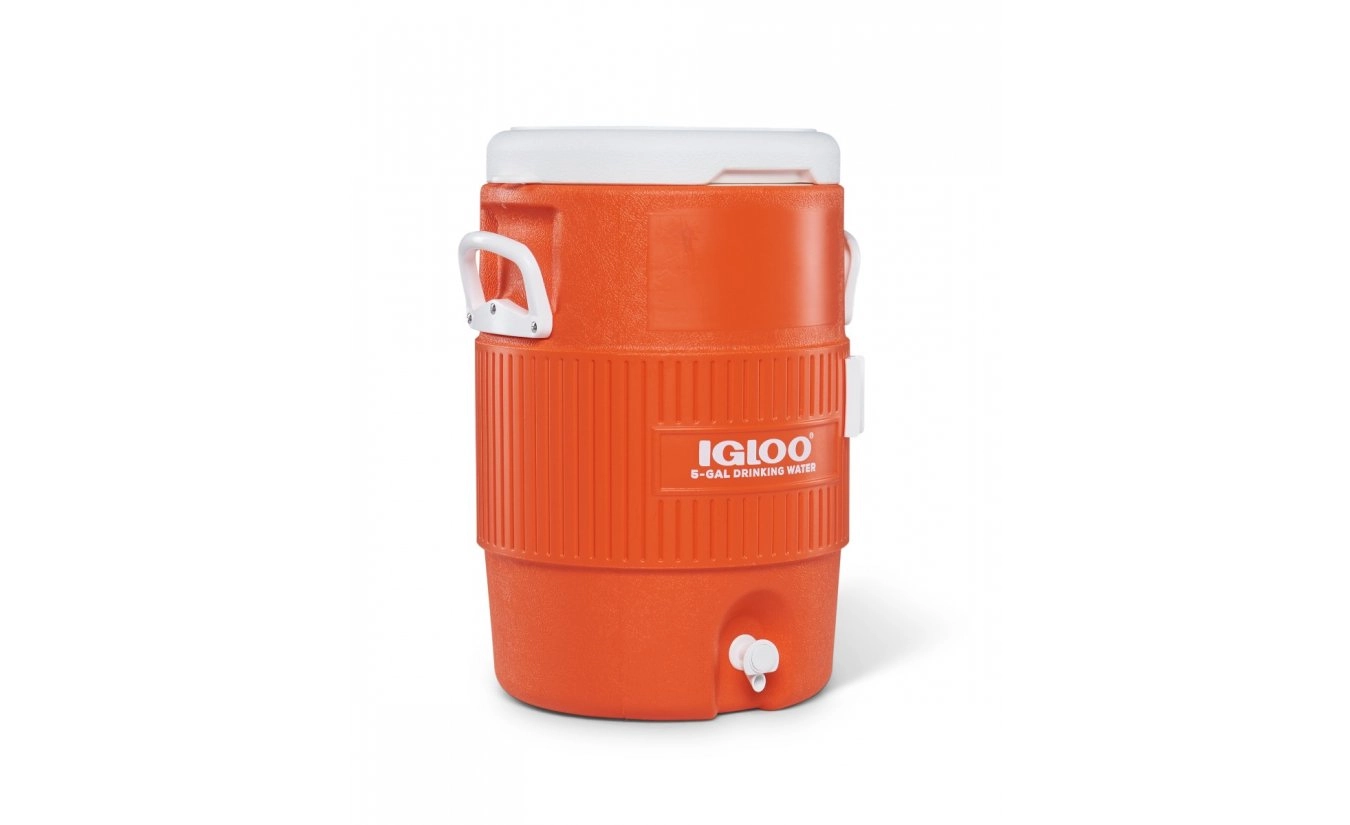 Koelbox Igloo 5 Gallon Seat Top Oranje Wit 9 Koelbox Igloo 5 Gallon Seat Top Oranje Wit - Afbeelding 7