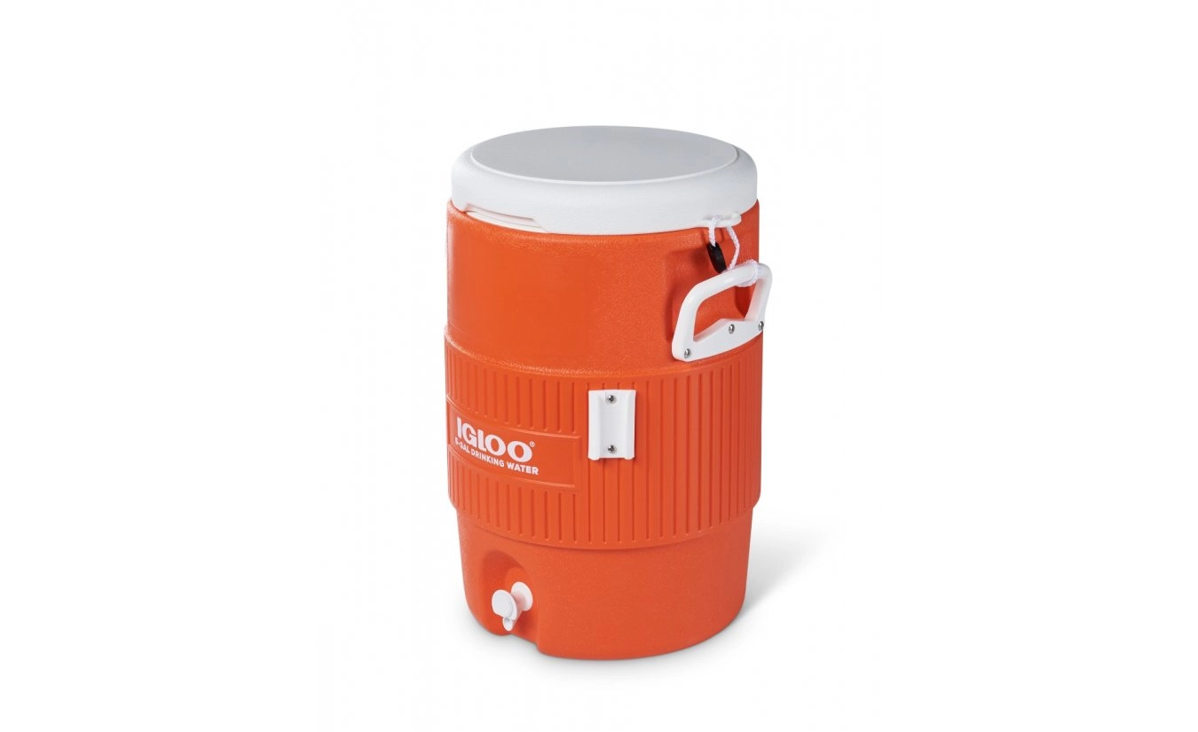Koelbox Igloo 5 Gallon Seat Top Oranje Wit 11 Koelbox Igloo 5 Gallon Seat Top Oranje Wit - Afbeelding 9