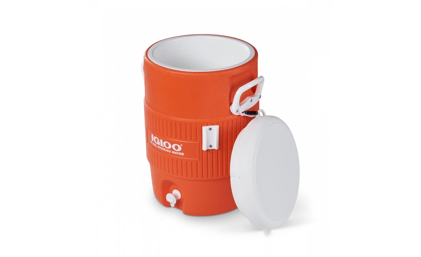 Koelbox Igloo 5 Gallon Seat Top Oranje Wit 10 Koelbox Igloo 5 Gallon Seat Top Oranje Wit - Afbeelding 8