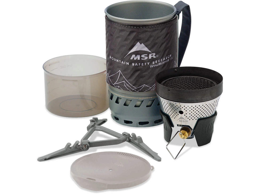 Gasstel MSR WindBurner Personal Stove System Black 1L (5-Delig) 3 Gasstel MSR WindBurner Personal Stove System Black 1L (5-Delig)