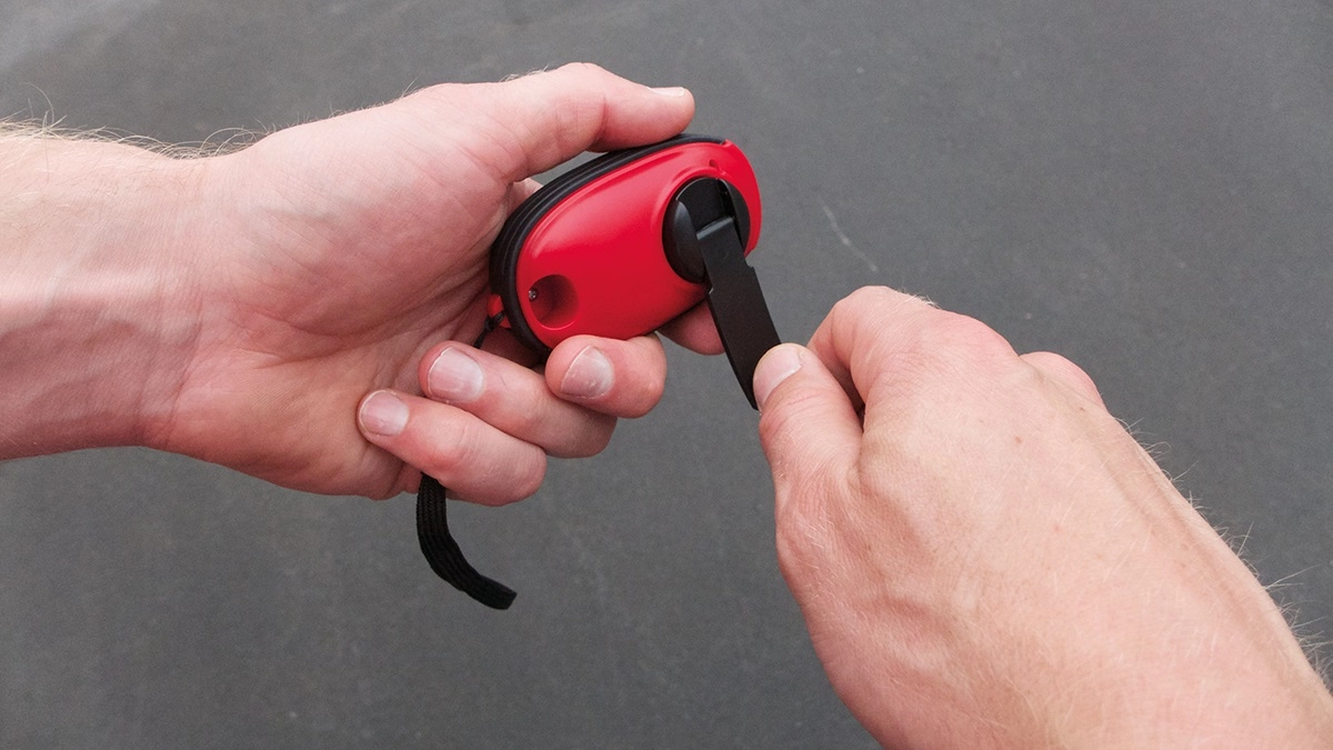 Zaklamp Rubytec Kao XL Swing Solar Red 4 Zaklamp Rubytec Kao XL Swing Solar Red - Afbeelding 2