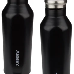 Thermosfles Abbey Dubbelwandig Godafoss Zwart Zilver (0,35L)