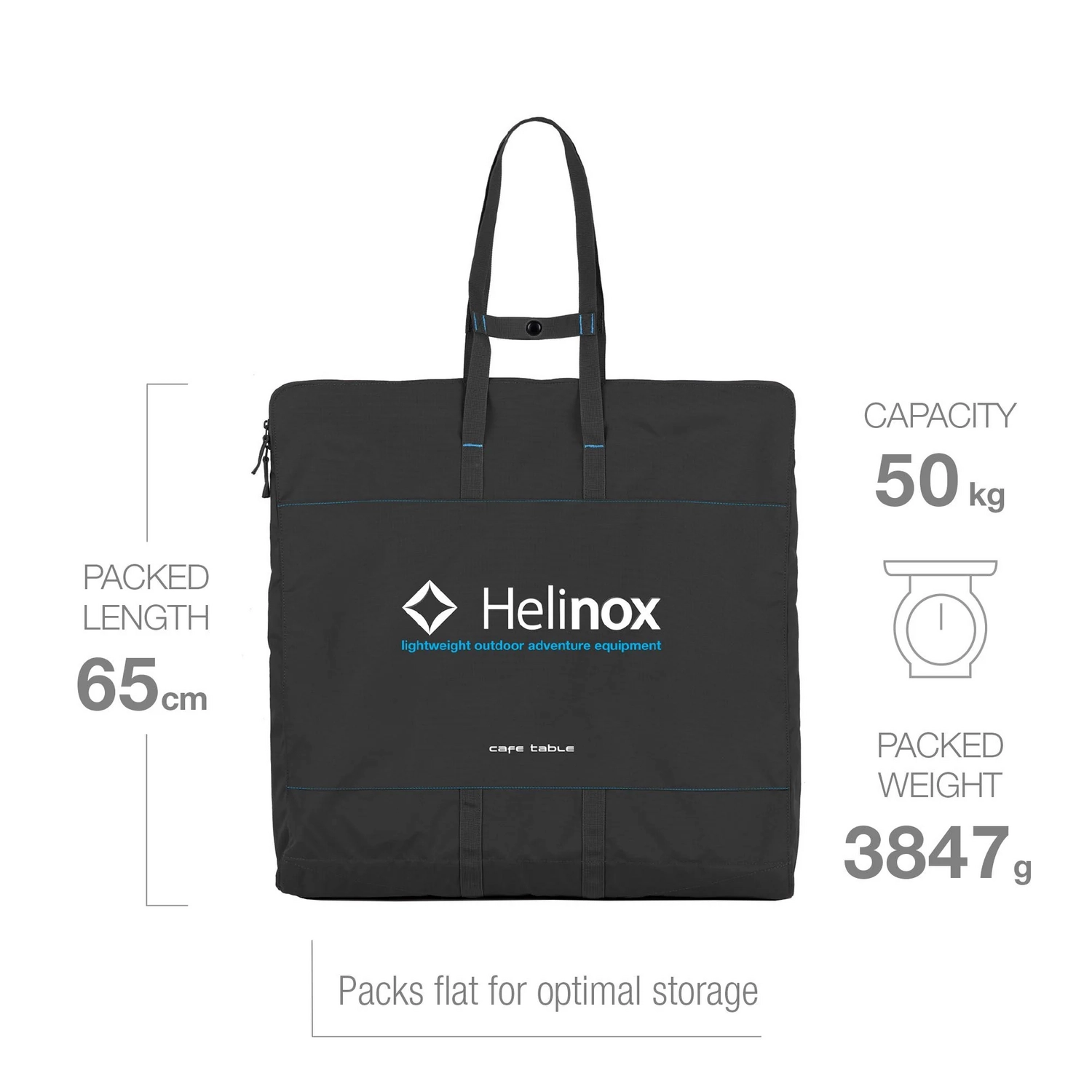 Campingtafel Helinox Café Table Black 4 Campingtafel Helinox Café Table Black - Afbeelding 2