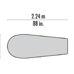 Bivakzak MSR E-Bivy Geel -NL Kampeeruitrusting Verkoop 2024 3 10852 2019 msr ebivy floorplan