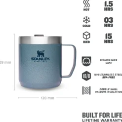 Thermosbeker Stanley The Legendary Camp Mug Hammertone Ice 0,35L -NL Kampeeruitrusting Verkoop 2024 3 1200x1153 1