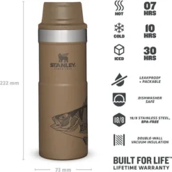 Thermosbeker Stanley The Trigger Action Travel Mug Tan Peter Perch 0,47L -NL Kampeeruitrusting Verkoop 2024 3 1200x1200 1