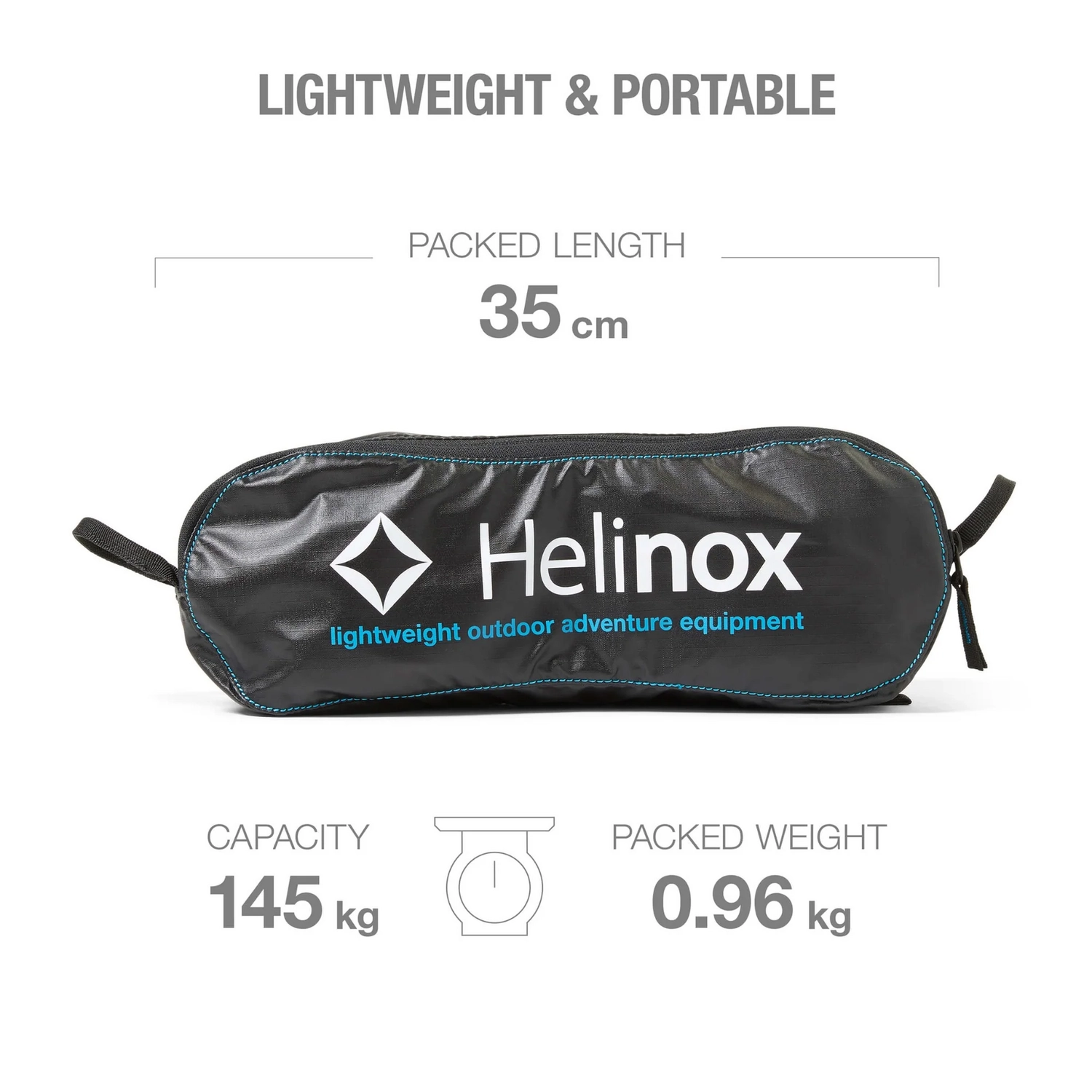 Campingstoel Helinox Chair One Black 5 Campingstoel Helinox Chair One Black - Afbeelding 3