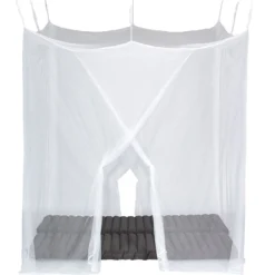 Klamboe Abbey Camp Box 2-Persoons Wit -NL Kampeeruitrusting Verkoop 2024 3 21HQ open2zijden