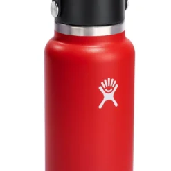 Thermosfles Hydro Flask Wide Mouth Flex Straw Cap Goji 946 Ml -NL Kampeeruitrusting Verkoop 2024 3 w32bfs612 goji angled