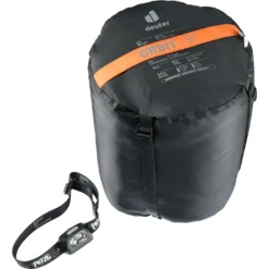 Slaapzak Deuter Orbit -5G SL Zip Left Mandarine Slate-Blue -NL Kampeeruitrusting Verkoop 2024 3 yyqqq