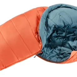 Slaapzak Deuter Starlight Pro Paprika Slate Blue -NL Kampeeruitrusting Verkoop 2024 3720221 9317 starlight pro paprika d 01