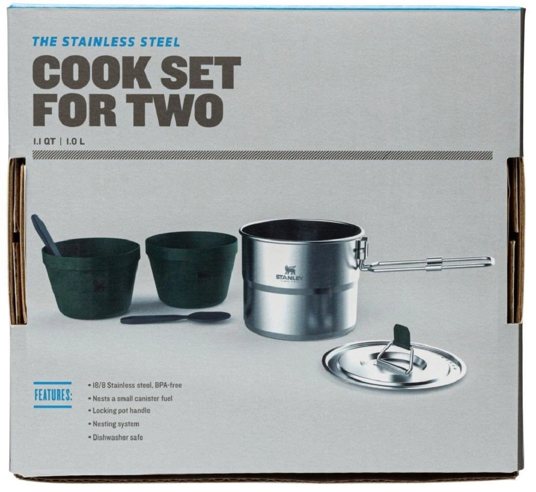 Campingset Stanley The Stainless Steel Cook Set For Two Stainless Steel 1L (6-Delig) 7 Campingset Stanley The Stainless Steel Cook Set For Two Stainless Steel 1L (6-Delig) - Afbeelding 5