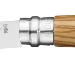 Vouwmes Opinel Inox No. 8 RVS Olijfhout Virobloc