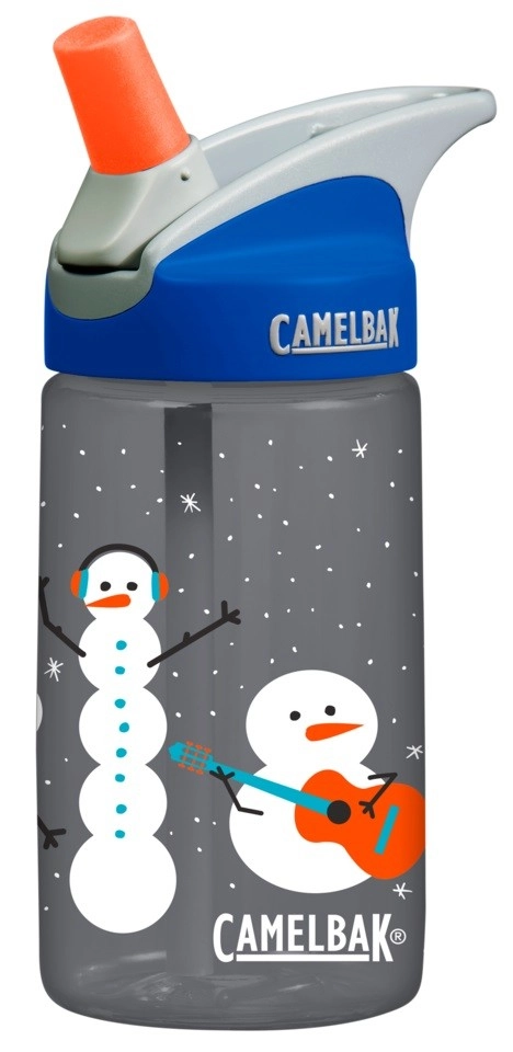 Waterfles CamelBak Eddy Kids Snowmen Black 0,4 L 3 Waterfles CamelBak Eddy Kids Snowmen Black 0,4 L