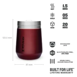 Thermosbeker Stanley The Everyday GO Tumbler Wine 0,29L 14 Thermosbeker Stanley The Everyday GO Tumbler Wine 0,29L -NL Kampeeruitrusting Verkoop 2024 6 82141stanley the everyday go tumbler 03l