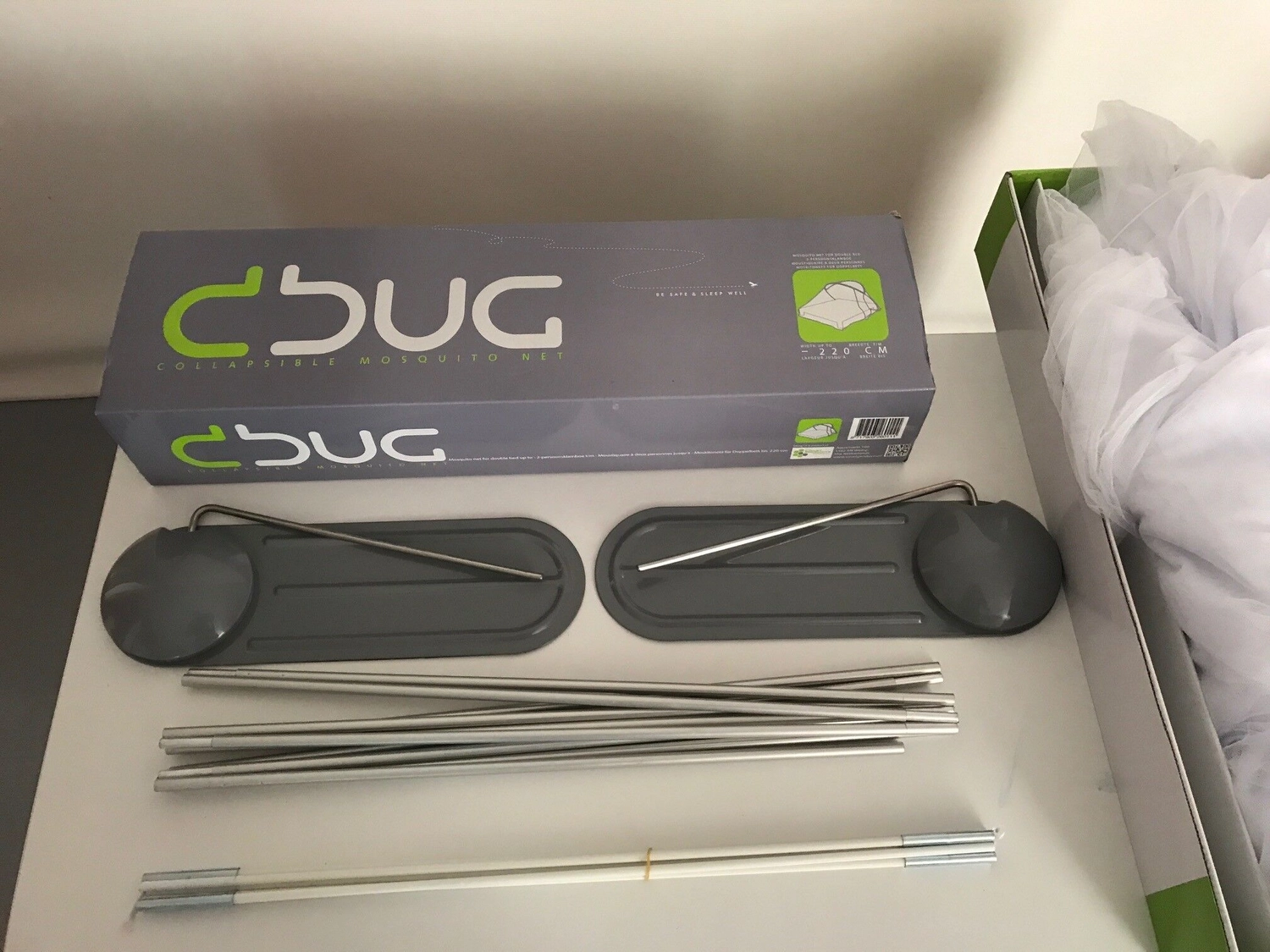 Klamboe Dbug 1- En 2-Persoons 6 Klamboe Dbug 1- En 2-Persoons - Afbeelding 4