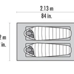 Tent MSR Thru-Hiker Mesh House 2 V2 Rood -NL Kampeeruitrusting Verkoop 2024 7 10823 msr mesh house 2 floor plan1