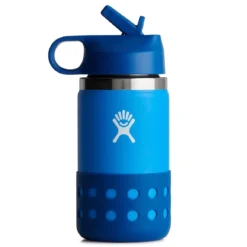 Thermosfles Hydro Flask Kids Wide Mouth Straw Lid Lake 355 Ml