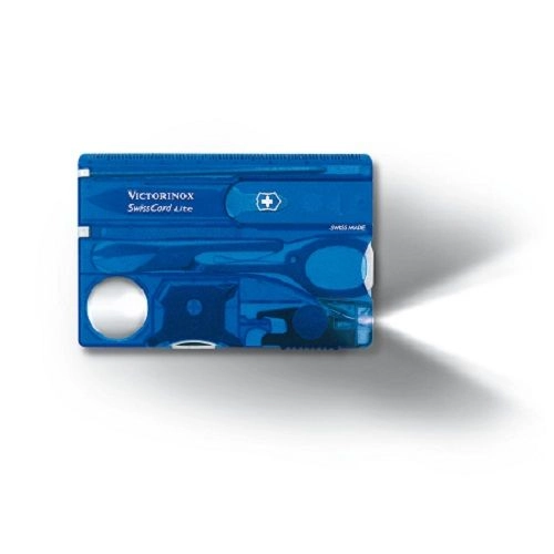 SwissCard Lite 13 Functies Transparant Blauw Victorinox 3 SwissCard Lite 13 Functies Transparant Blauw Victorinox