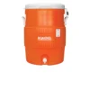 Koelbox Igloo 10 Gallon Seat Top Cup Dispenser Oranje Wit -NL Kampeeruitrusting Verkoop 2024 Drankdispenser Igloo 10 Gallon Seat Top Cup Dispenser Orange White