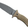 Survivalmes Fox Knives Black Tora Knife Tan -NL Kampeeruitrusting Verkoop 2024 FO20BF 700T Large