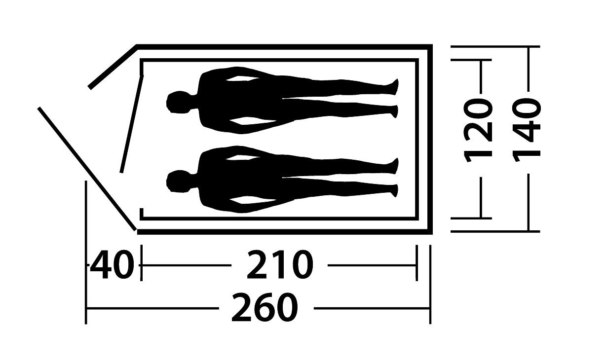 Tent Easy Camp Meteor 200 Oranje 8 Tent Easy Camp Meteor 200 Oranje - Afbeelding 6