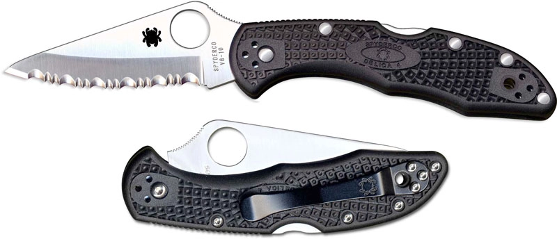 Vouwmes Spyderco Delica Black 3 Vouwmes Spyderco Delica Black