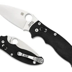 Vouwmes Manix II PE Zwart Ball Bearing Lock Spyderco