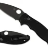 Vouwmes Manix II PE Black Zwart Ball Bearing Lock Spyderco -NL Kampeeruitrusting Verkoop 2024 SP C101GPBBK2