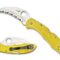 Vouwmes Spyderco Tasman Salt 2 Serrated Yellow