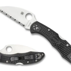 Vouwmes Spyderco Delica 4 Flat Wharncliffe Serrated
