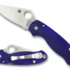 Vouwmes Spyderco Para 3 Dark Blue -NL Kampeeruitrusting Verkoop 2024 SP C223GPDBL Large