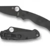 Vouwmes Paramilitary 2 PE Black Spyderco -NL Kampeeruitrusting Verkoop 2024 SP C81GPBK2