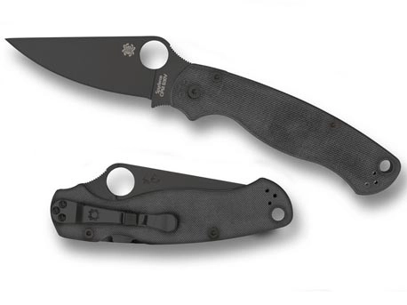 Vouwmes Paramilitary 2 PE Black Spyderco 3 Vouwmes Paramilitary 2 PE Black Spyderco