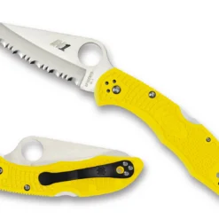 Vouwmes Spyderco Salt 2 Serrated Yellow