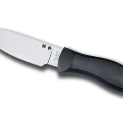 Survivalmes Moran Drop Point PE Zwart Spyderco