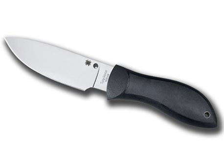 Survivalmes Moran Drop Point PE Zwart Spyderco 3 Survivalmes Moran Drop Point PE Zwart Spyderco