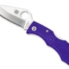 Vouwmes Spyderco Ladybug 3 Purple -NL Kampeeruitrusting Verkoop 2024 SP LPRP3