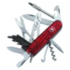 Zakmes CyberTool 34 Transparant Rood Victorinox -NL Kampeeruitrusting Verkoop 2024 cybertool transparant rood 34