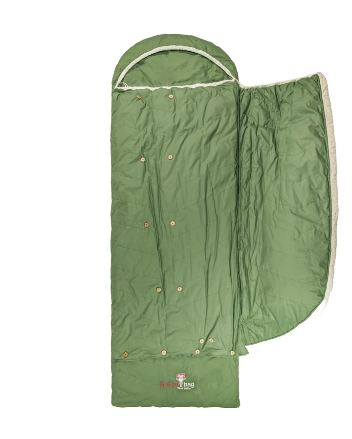 Slaapzak Grüezi Biopod DownWool Nature Comfort Basil Green 5 Slaapzak Grüezi Biopod DownWool Nature Comfort Basil Green - Afbeelding 3