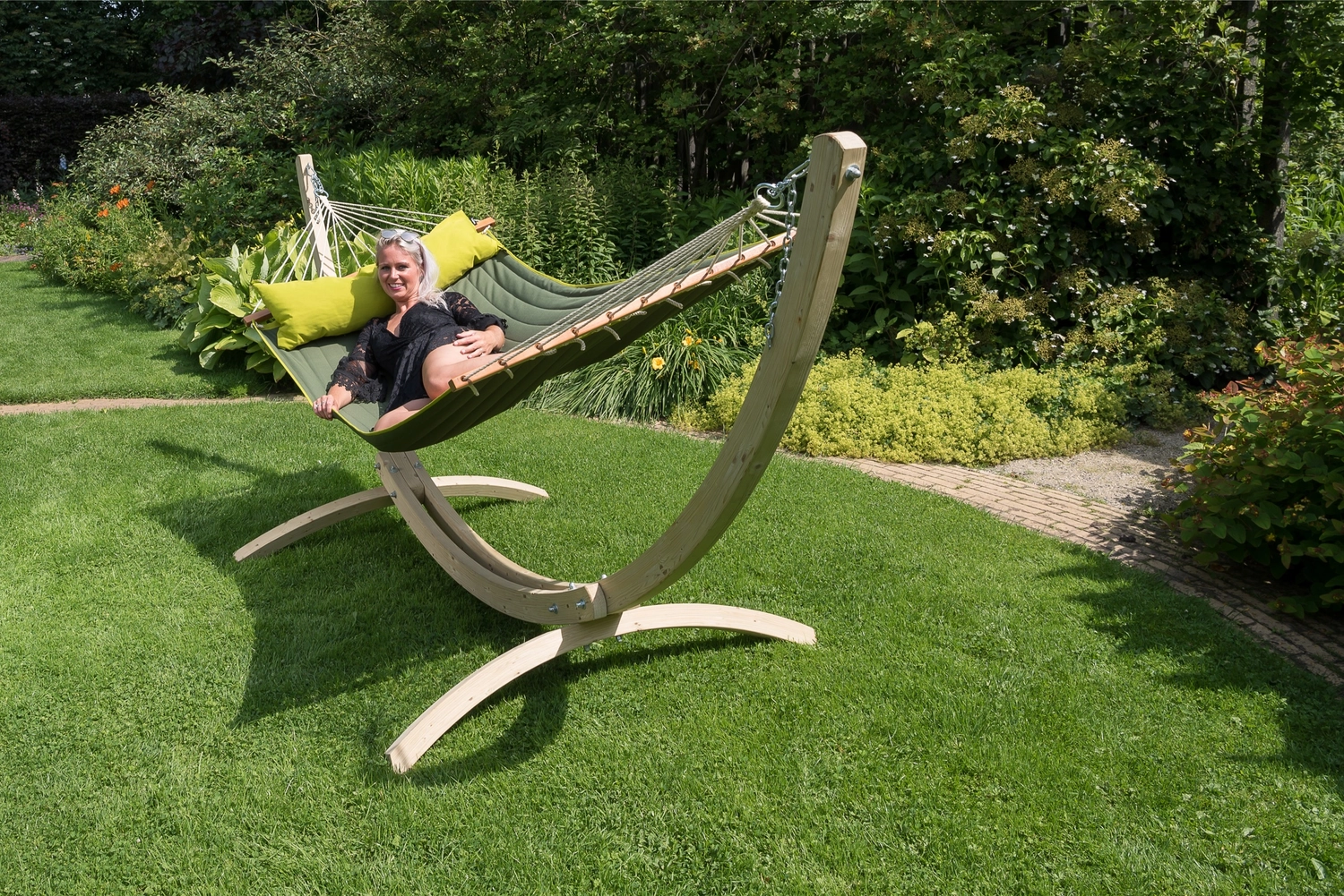 Hangmat Tropilex Double American Green 5 Hangmat Tropilex Double American Green - Afbeelding 3