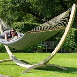 Hangmat Tropilex Family Big Fat Grey -NL Kampeeruitrusting Verkoop 2024 hammock big fat grey 6003