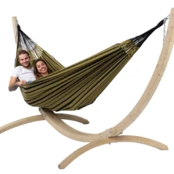 Hangmat Tropilex Family Black Edition Gold -NL Kampeeruitrusting Verkoop 2024 hammock black edition gold 51