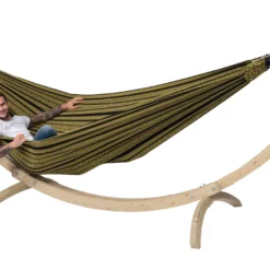 Hangmat Tropilex Family Black Edition Gold -NL Kampeeruitrusting Verkoop 2024 hammock black edition gold 54