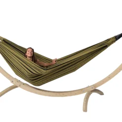 Hangmat Tropilex Family Black Edition Gold -NL Kampeeruitrusting Verkoop 2024 hammock black edition gold 55