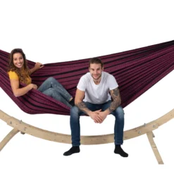 Hangmat Tropilex Family Black Edition Rose -NL Kampeeruitrusting Verkoop 2024 hammock black edition rose 50