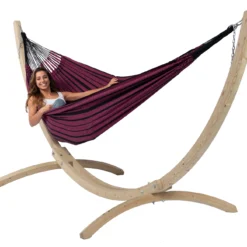 Hangmat Tropilex Family Black Edition Rose -NL Kampeeruitrusting Verkoop 2024 hammock black edition rose 52
